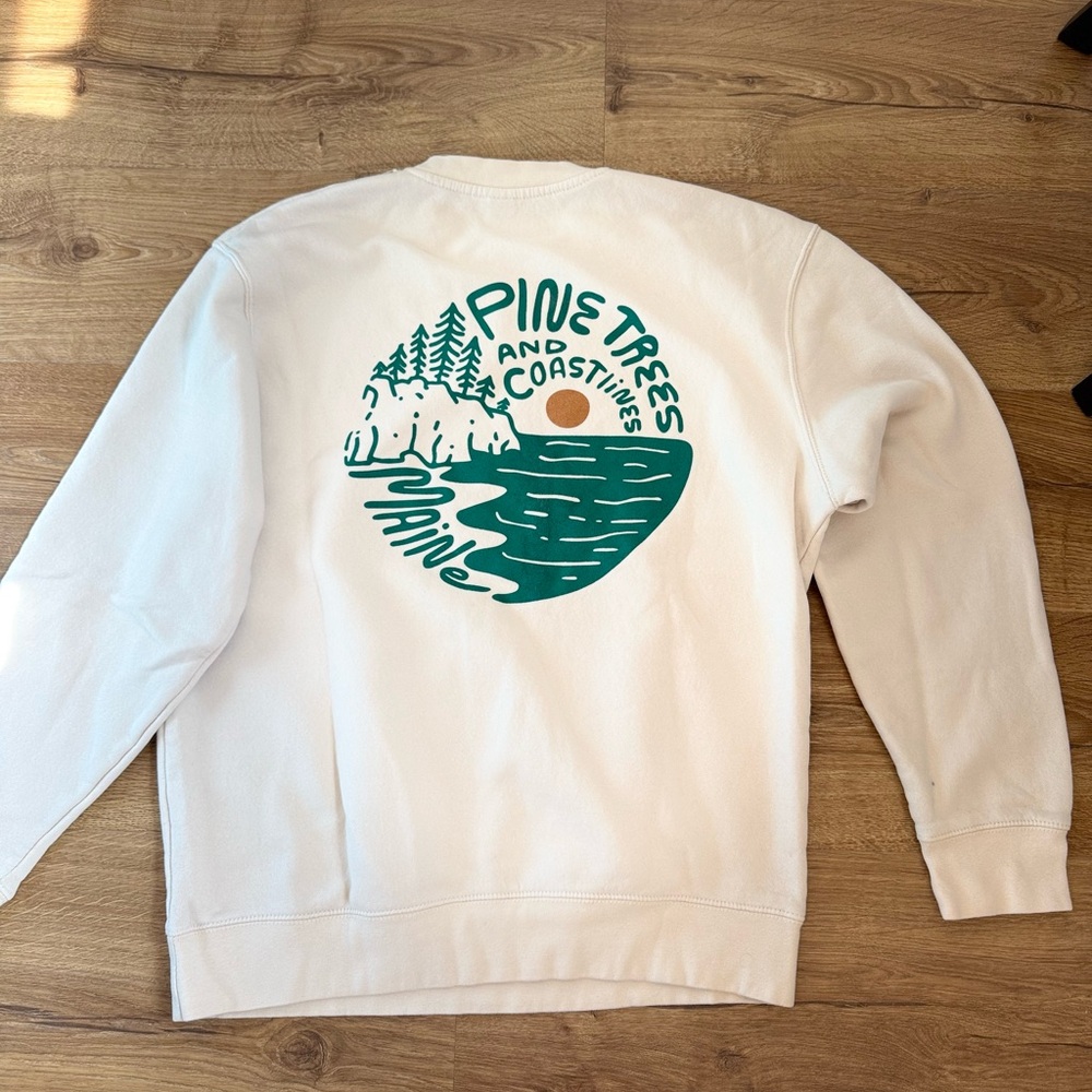 Maine Cream Sweatshirt